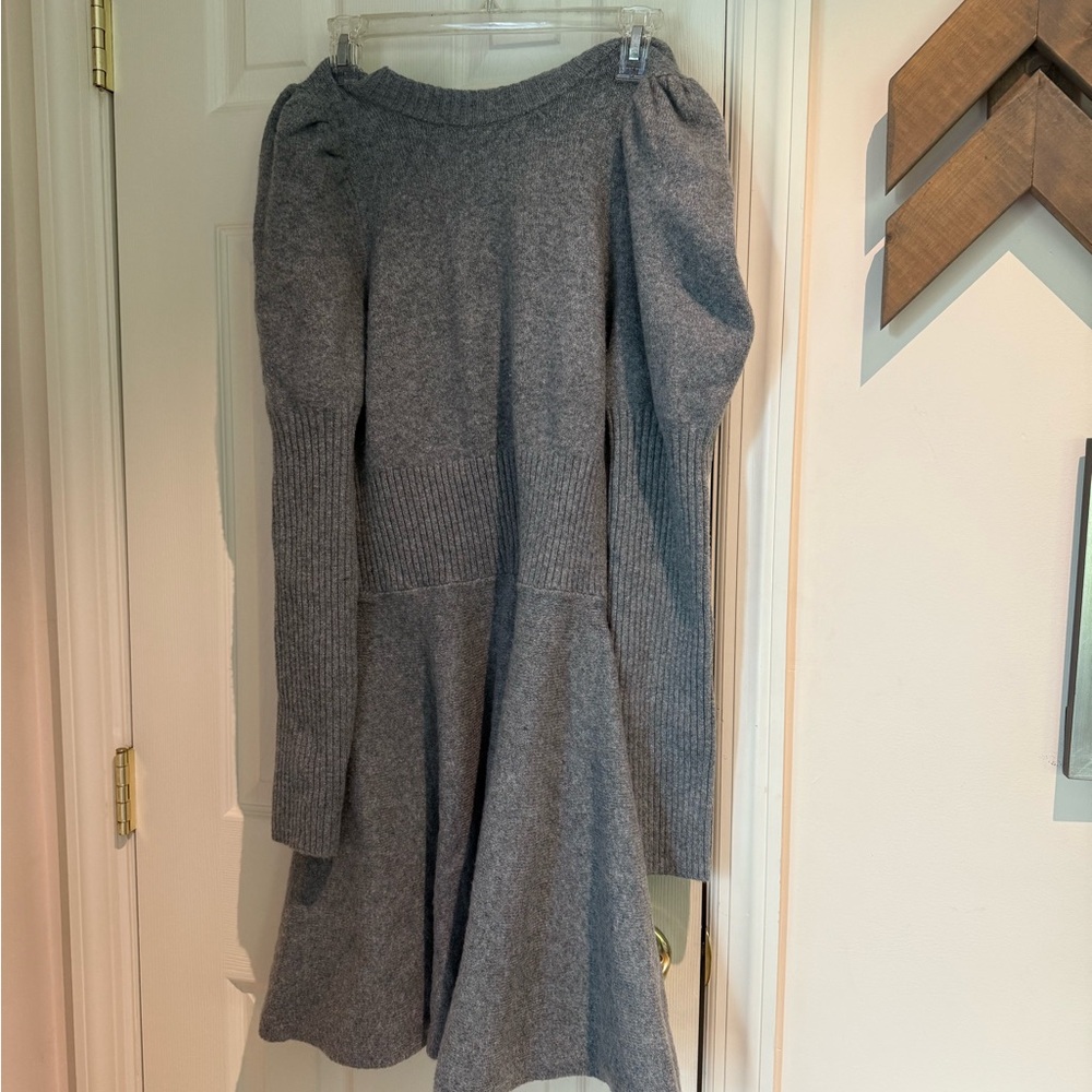 Express Heather Gray Knit Dress